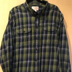 Men's Filson Plaid Long-Sleeved Button Up